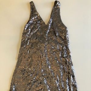 Low Back Sequin Mini Dress!
